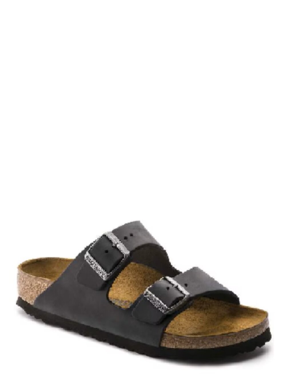 BIRKENSTOCK Arizona Mens Black Sandals Oiled Leather